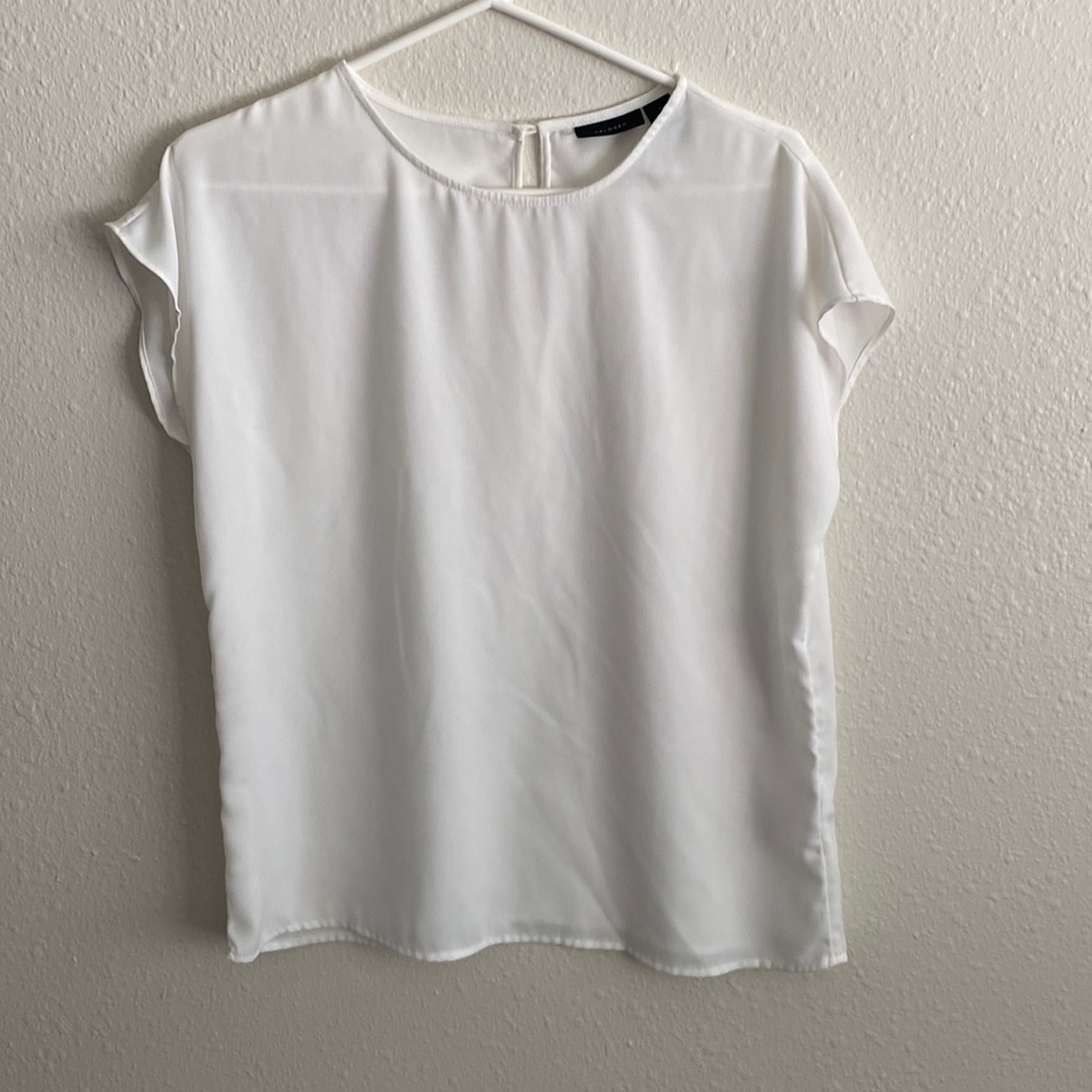 Sheer white Halogen blouse